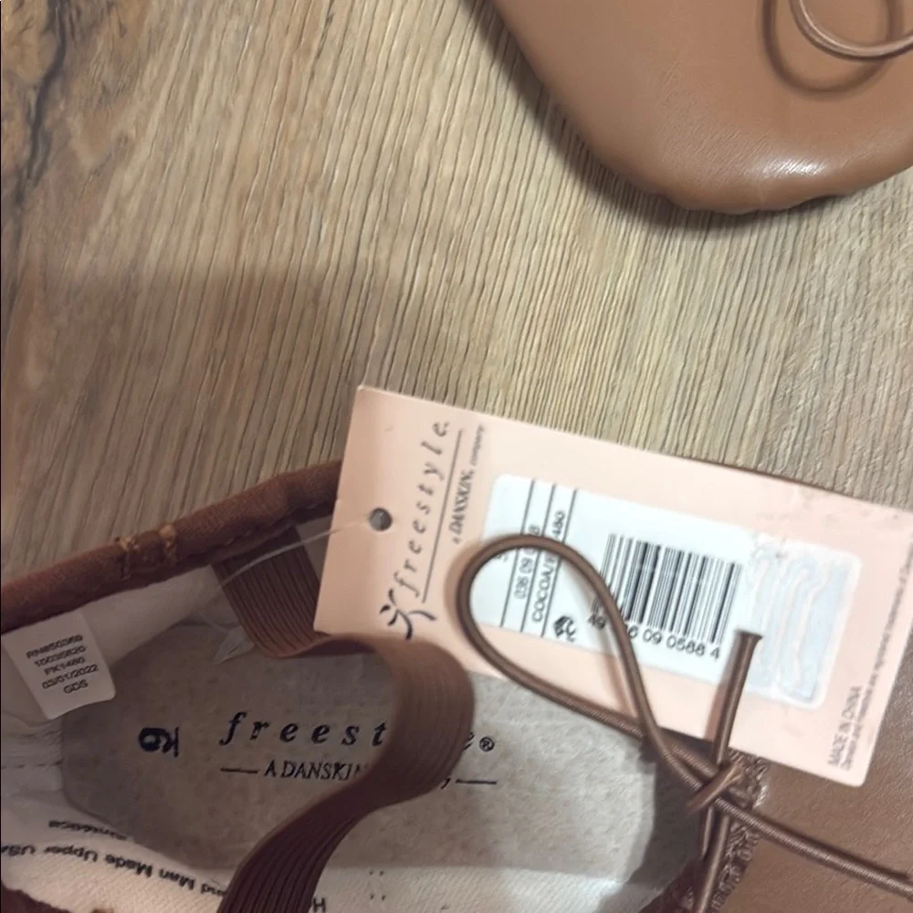 Freestyle Brown Kids Ballet Flats
